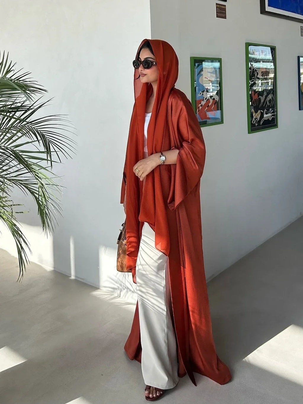 Long Robe Morocco Dubai Abayas Kaftan
