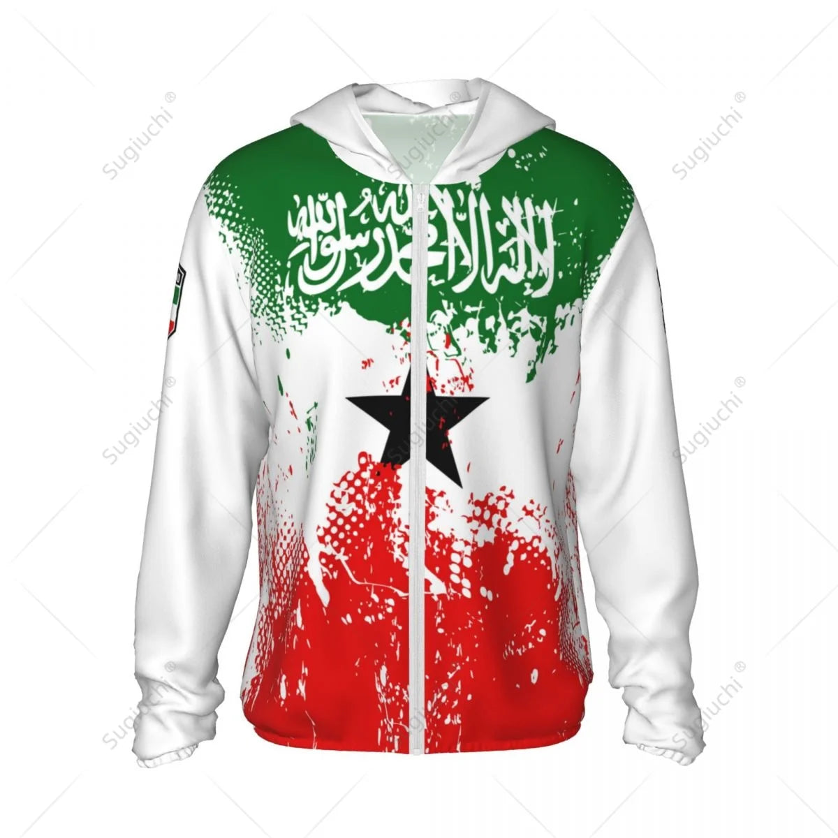 Somaliland Flag Sun Protection Hoodie
