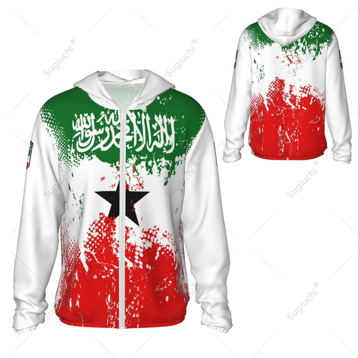 Somaliland Flag Sun Protection Hoodie