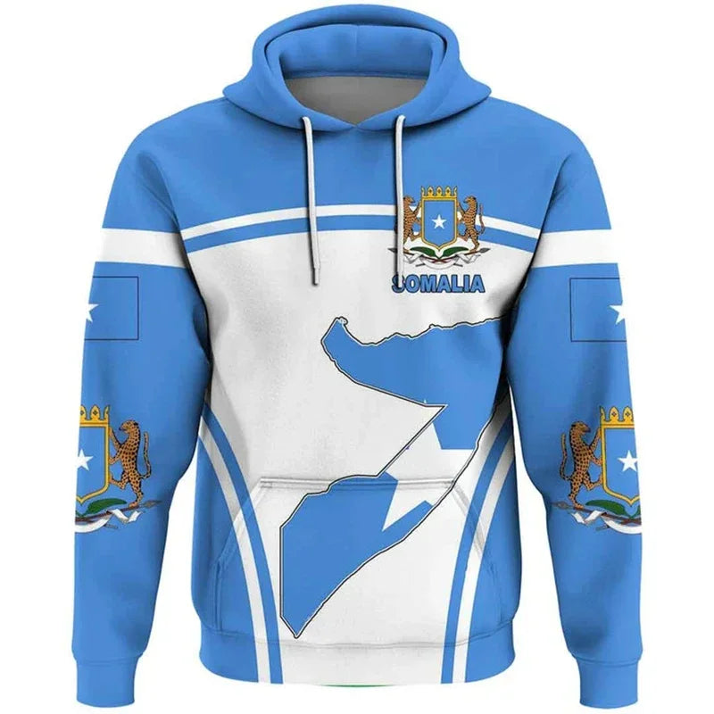 Somalia Flag Hooded Sweatshirts