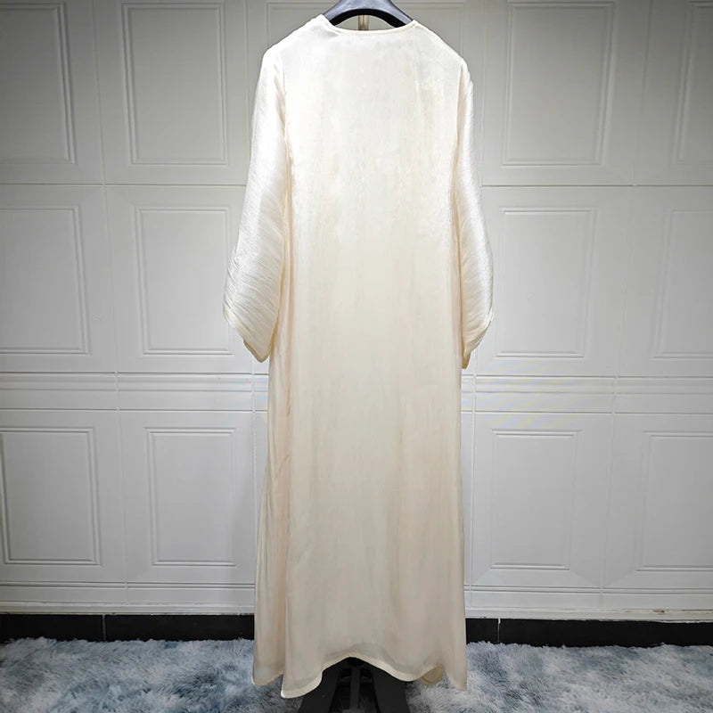 Satin Open Abaya