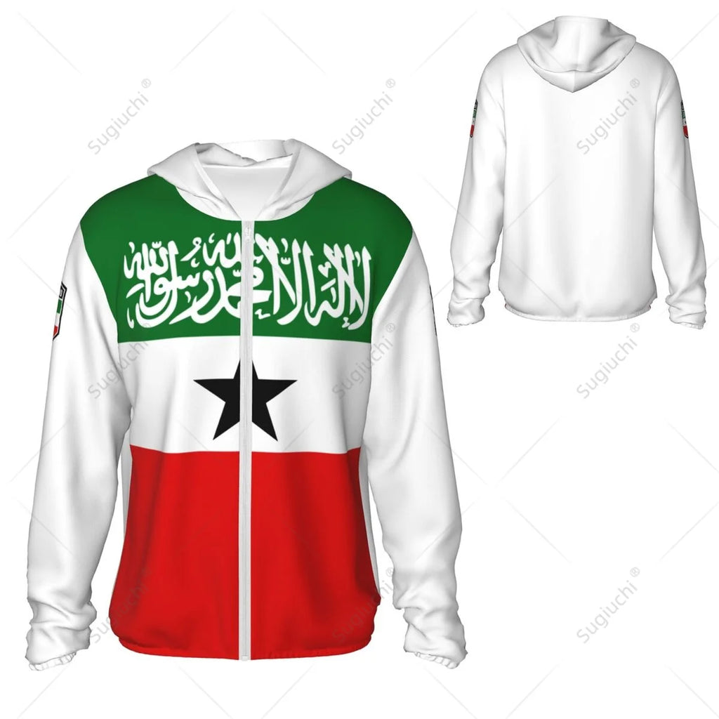 Somaliland Flag Sun Protection Hoodie