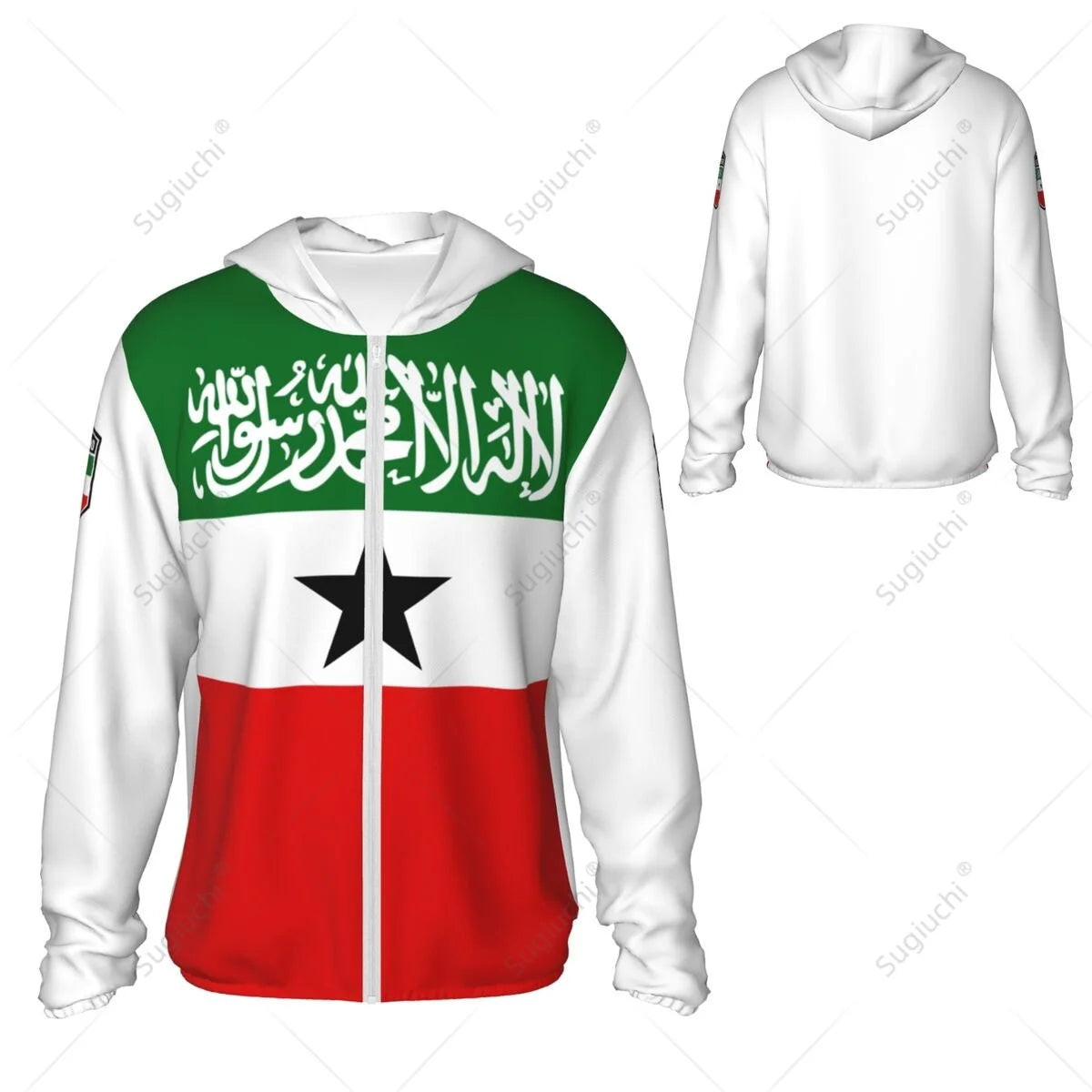 Somaliland Flag Sun Protection Hoodie
