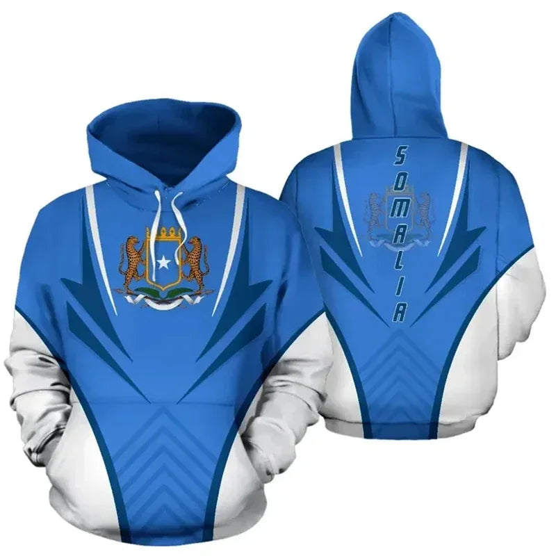 Somalia Flag Hooded Sweatshirts