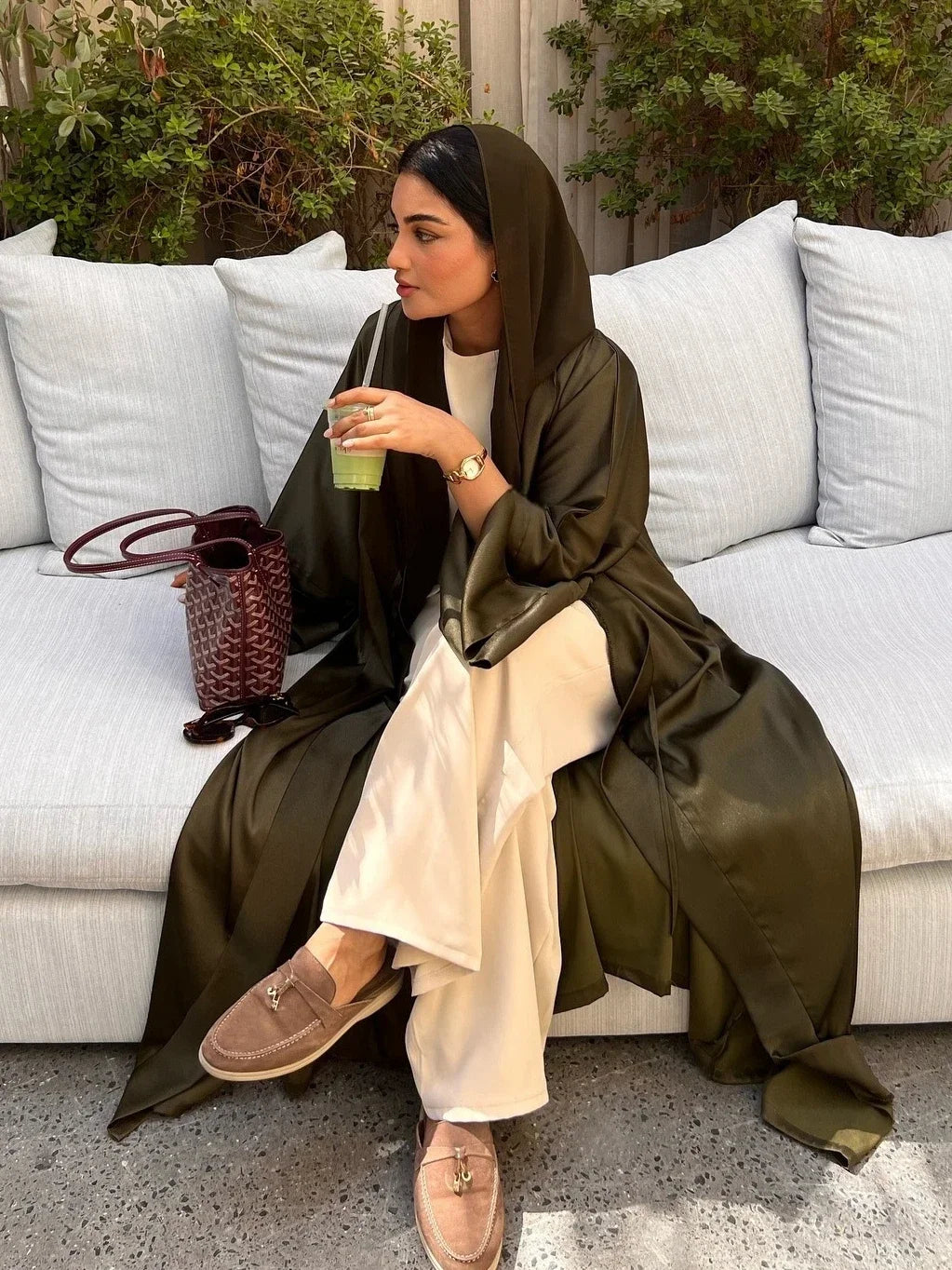 Long Robe Morocco Dubai Abayas Kaftan